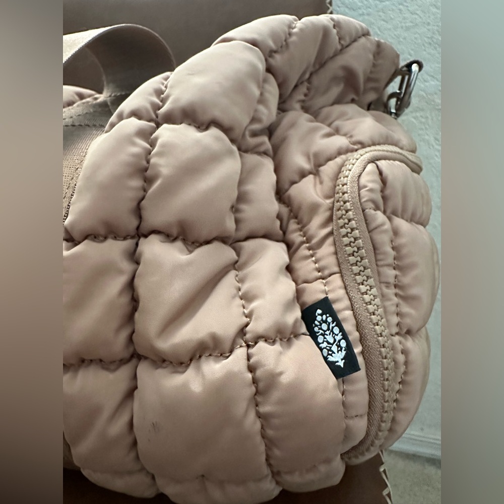 Free People Movement Quilted Duffle Bag in Tan - Picture 6 of 11